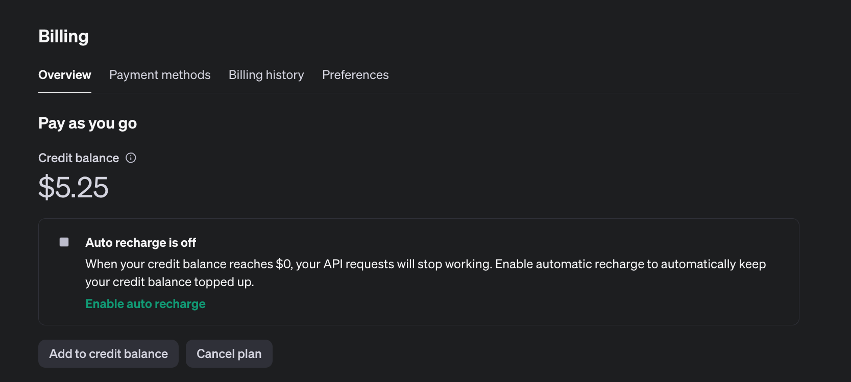 Konfiguracja płatności - doładowanie